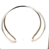 Wide Concave Open Cuff Bangle