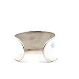 Wide Concave Open Cuff Bangle