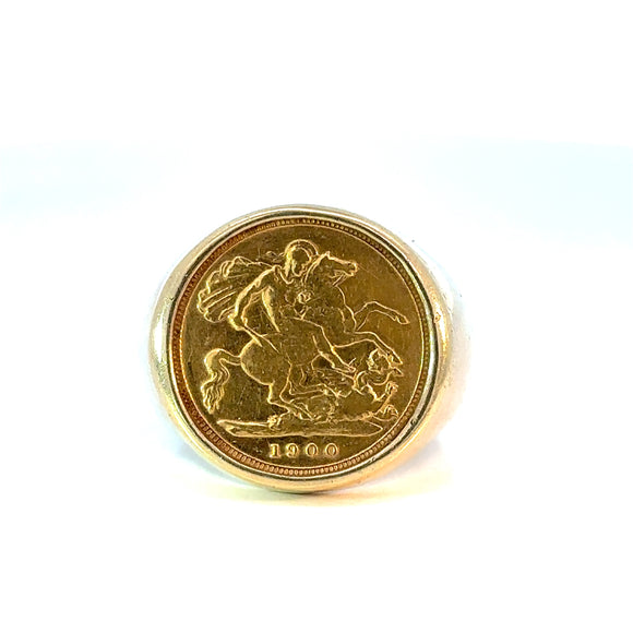 Half Sovereign Ring - C1900