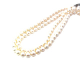 Long Cream Akoya Pearl Necklace