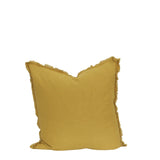 Fringed Cotton Linen Cushion - 60cm