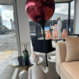 Boy Holding Red Balloon Figurine - Banksy Style