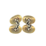 Victorian Antique Yellow Gold Cuff Links