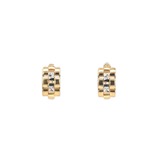 Cartier Style Huggie Earrings