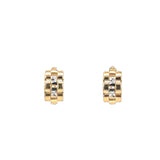Cartier Style Huggie Earrings