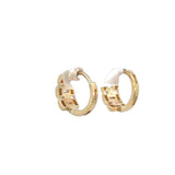 Cartier Style Huggie Earrings