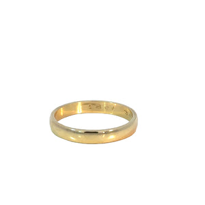 Wedding Band Ring in 18ct Yellow Gold - 3.0mm