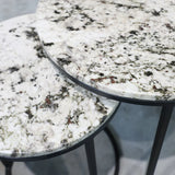 Marble Nesting Side Tables - Set of 2