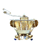 Antique Prince Of Wales Feathers Brooch