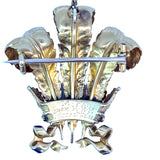 Antique Prince Of Wales Feathers Brooch