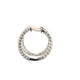 Lab Grown Diamond Hoop Earrings - 2.0 carats