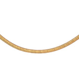 Bespoke Woven Snake Necklace in 18ct Yellow Gold