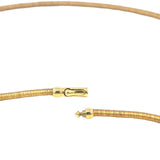 Bespoke Woven Snake Necklace in 18ct Yellow Gold