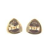 Diamond Triangle Design Stud Earrings