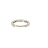 Scallop Set Diamond Half Eternity Ring in 14ct White Gold