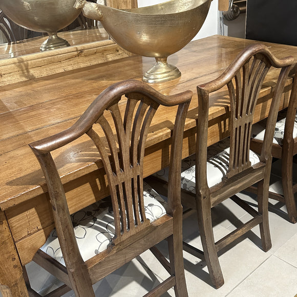 Vintage Farmhouse Wooden Dining Table