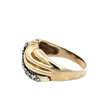 Diamond Swirl Dress Ring