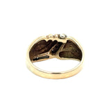 Diamond Swirl Dress Ring