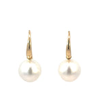 South Sea White Pearl Drop Earrings