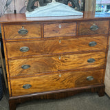 Antique Regency Flame Mahogany Chest