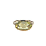 Oval Lemon Quartz Dress Ring