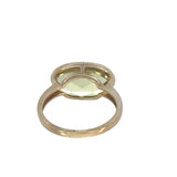 Oval Lemon Quartz Dress Ring