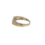 Citrine Oblong Dress Signet Ring in 9ct Yellow Gold