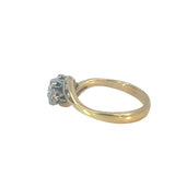 Vintage Diamond Three Stone Ring in 18ct Yellow Gold