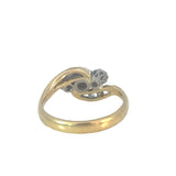 Vintage Diamond Three Stone Ring in 18ct Yellow Gold