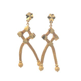 Bespoke 22ct Yellow Gold Drop Earrings