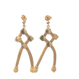 Bespoke 22ct Yellow Gold Drop Earrings