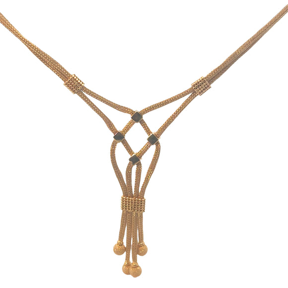 Bespoke 22ct Yellow Gold Choker Necklace