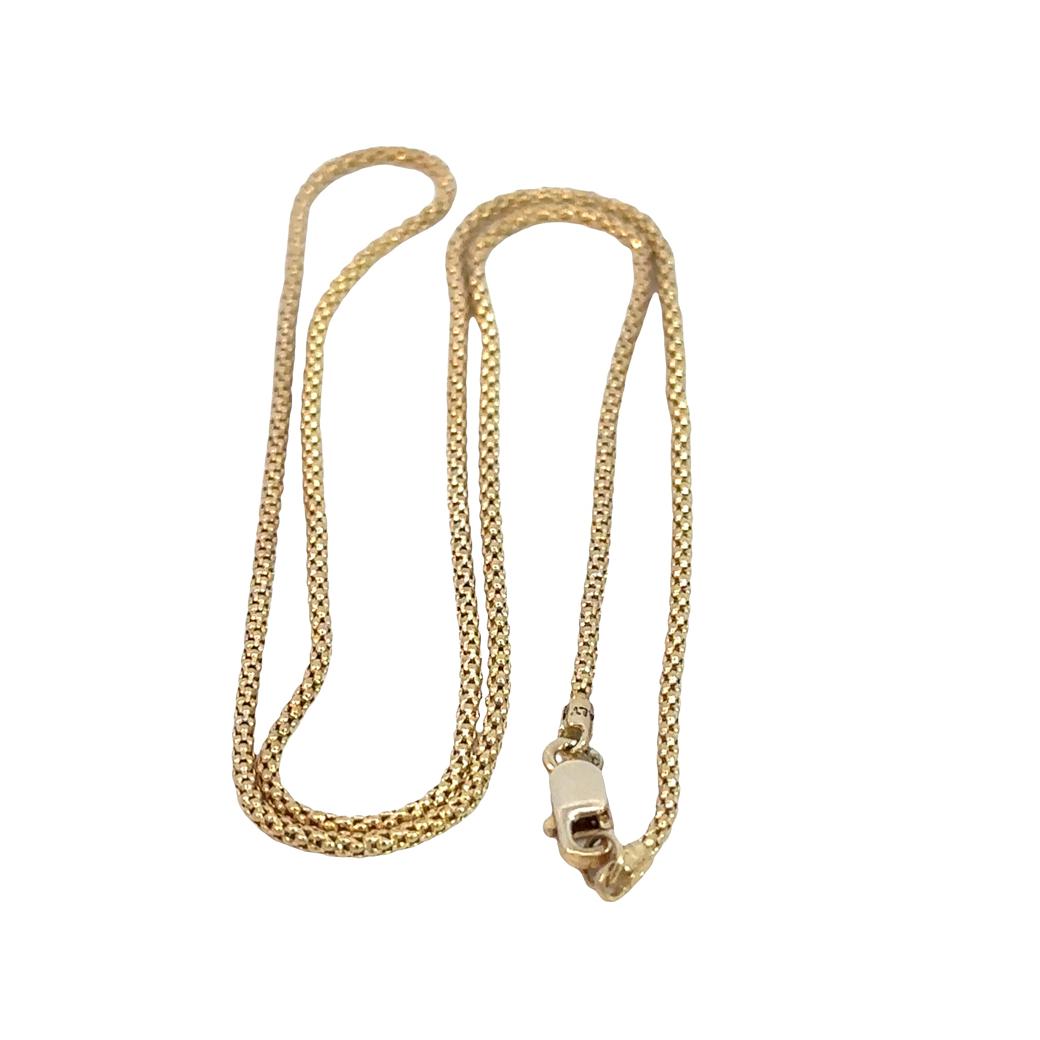 Foxtale Chain Italian Foxtail Chain Necklace in 18ct Yellow Gold – Jems of Remuera