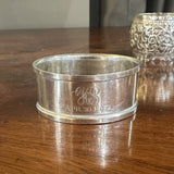 Sterling Silver Napkin Ring - Engraved 1934