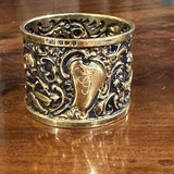 Gilded Silver Napkin Ring - Cherubs