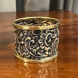 Gilded Silver Napkin Ring - Cherubs