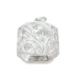 Vintage Octagonal Sterling Silver Locket