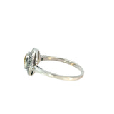 Antique Style Citrine Ring in Sterling Silver