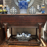 Antique Oak Dough Bin Table