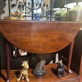 Antique Drop Side Table in Mahogany