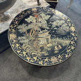 Antique Chinese Chinoiserie Pedestal Table