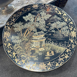 Antique Chinese Chinoiserie Pedestal Table