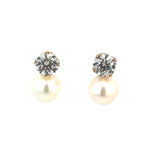 Pearl Enhancer for Earrings in 9ct Yellow Gold