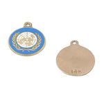 Charm in 14ct Yellow Gold - United Nations