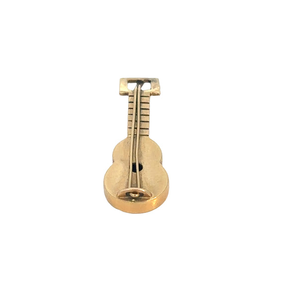 Charm in 18ct Yellow Gold - Guitar