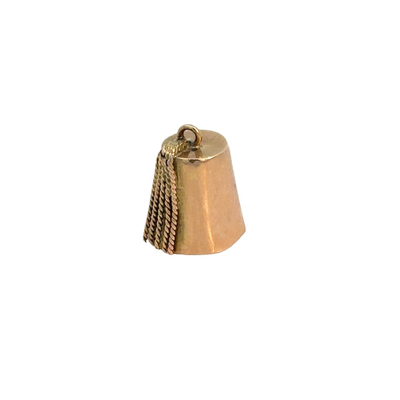 Charm in 18ct Yellow Gold - Fez Hat