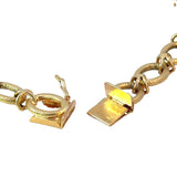 Vintage Fancy Link Rope Finish Bracelet in 18ct Yellow Gold