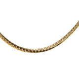 Unisex Curb Link Necklace in 9ct Yellow Gold - 42cm