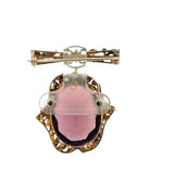 Antique Paste Brooch in 9ct Yellow Gold