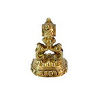 Antique Gold Plated Seal - Yellow Gold Wash